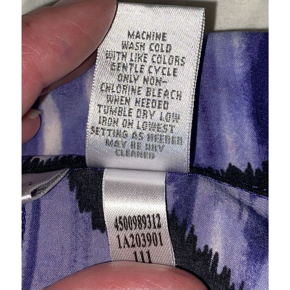 Chico's Purple and Black Patterned Utility Jacket - Picture 12 of 16
